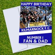 Kilmarnock FC Happy Birthday Dad Card