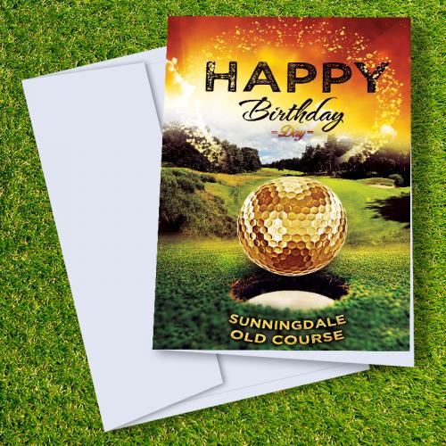Sunningdale Old Golf Course Birthday Card