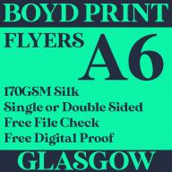 500 A6 Single Sided Business Flyers