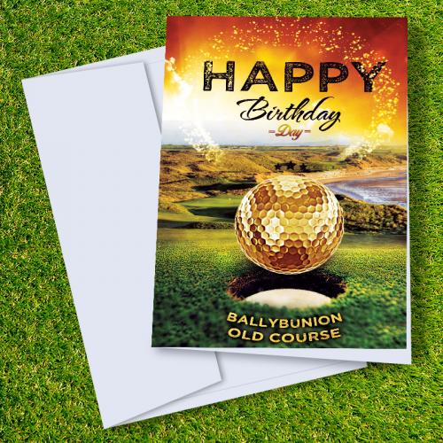 Ballybunion Golf Course Birthday Card