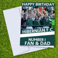 Hibernian FC Happy Birthday Dad Card
