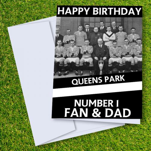 Queens Park FC Happy Birthday Dad Card